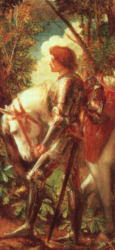 George Frederick Sir Galahad oil painting image